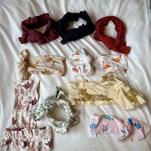 Kate Quinn Kids Headbands in Red, Cream, and Yellow